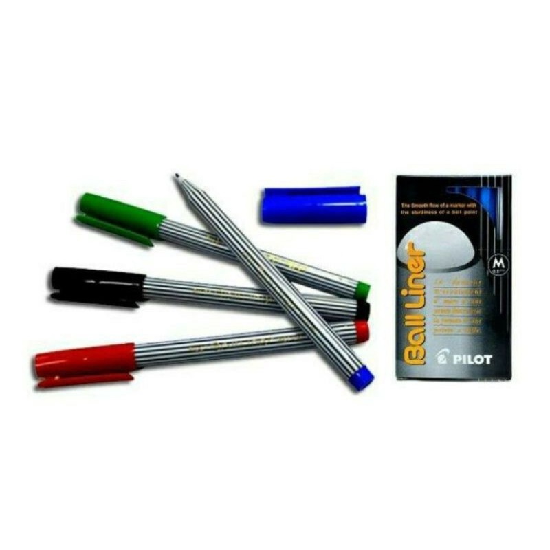 

Pulpen Balliner Pilot 0.8mm (1 pack isi 12 pcs)