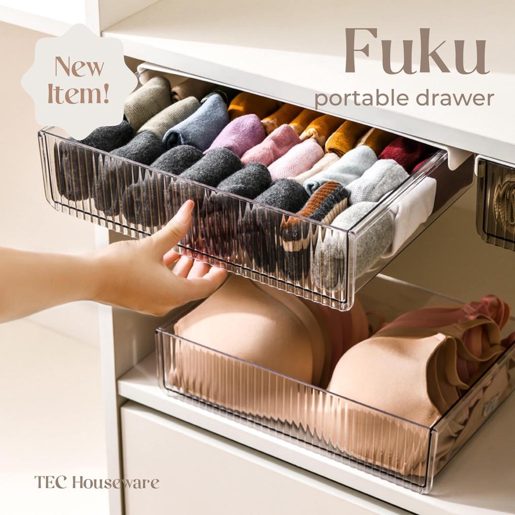 TECFUKU PORTABLE DESK DRAWER LACI MEJA LACI BAWAH MEJA PET DIY LACI TEMPEL BAWAH MEJA DRAWER STORAGE