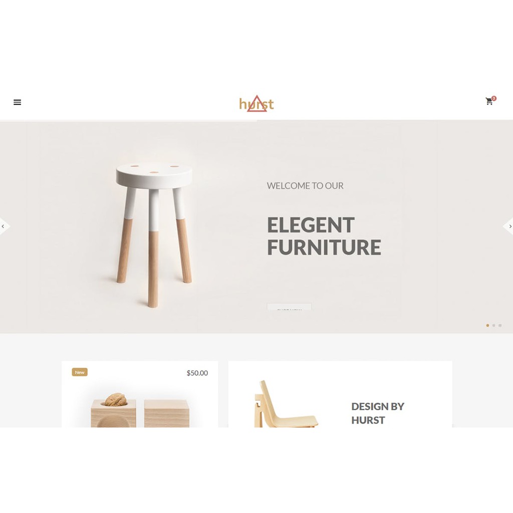 Template Hurst eCommerce Furniture Template Web