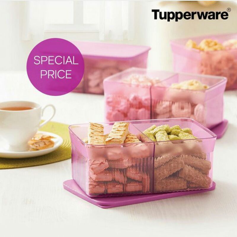 Preloved Tupperware Snack It Ungu