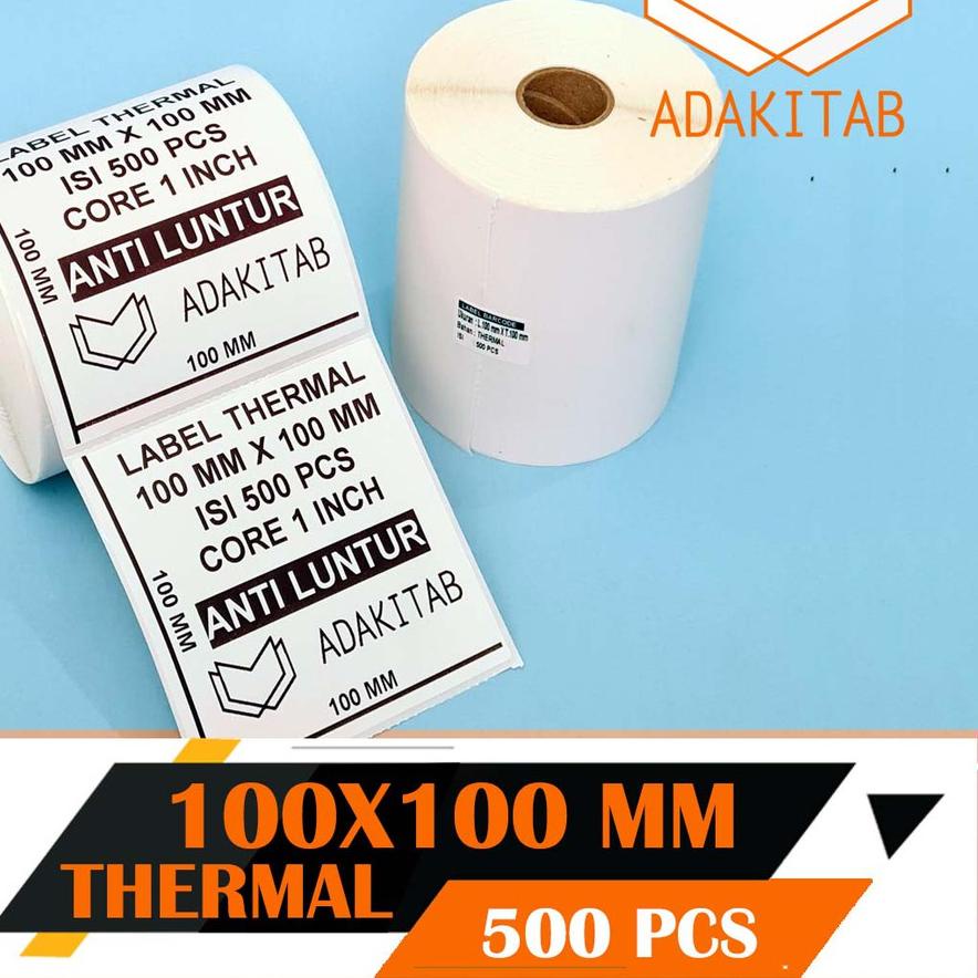

Terjangkau LABEL STICKER BARE DIRECT THERMAL 100 MM / 100 MM ISI 500 PCS