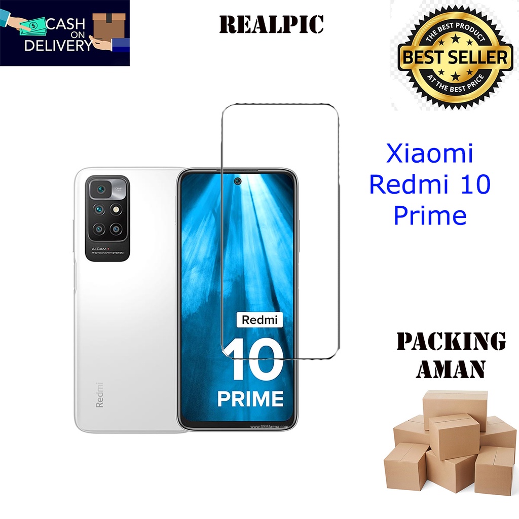 Tempered Glass Xiaomi Redmi 10 Prime Screen Protector Anti Gores