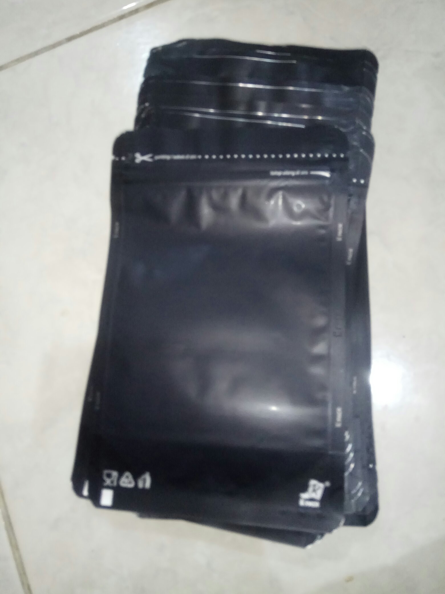 Standing Pouch Super Aluminium Foil 250 Gram 13x20 Cm Kemasan Kpack Isi 50