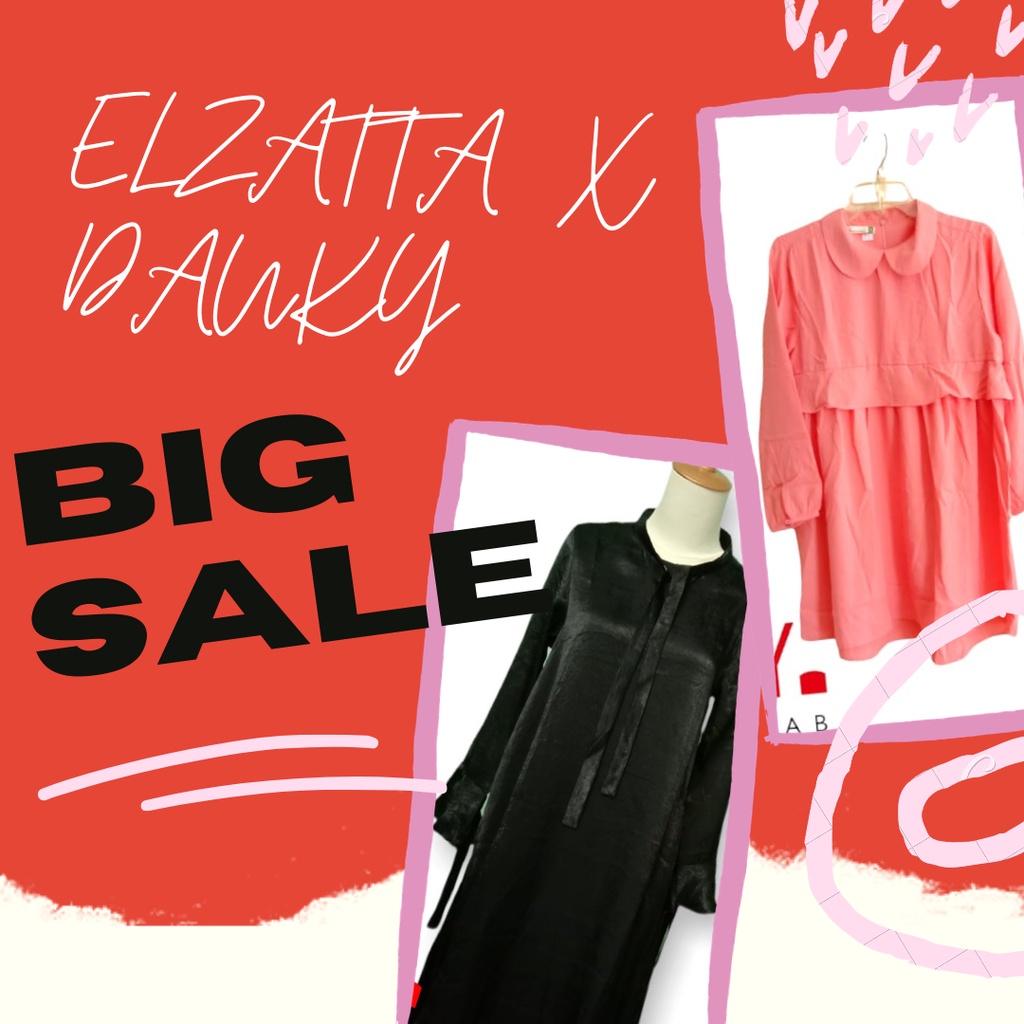 CUCI GUDANG ATASAN, GAMIS  DAUKY & ELZATTA LOSS TAG