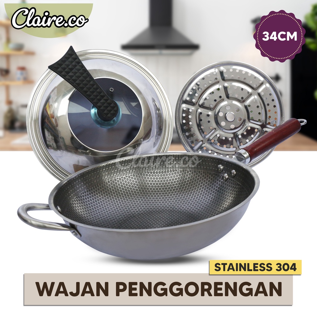 WAJAN GAGANG WOK WAJAN WOK GAGANG 34CM