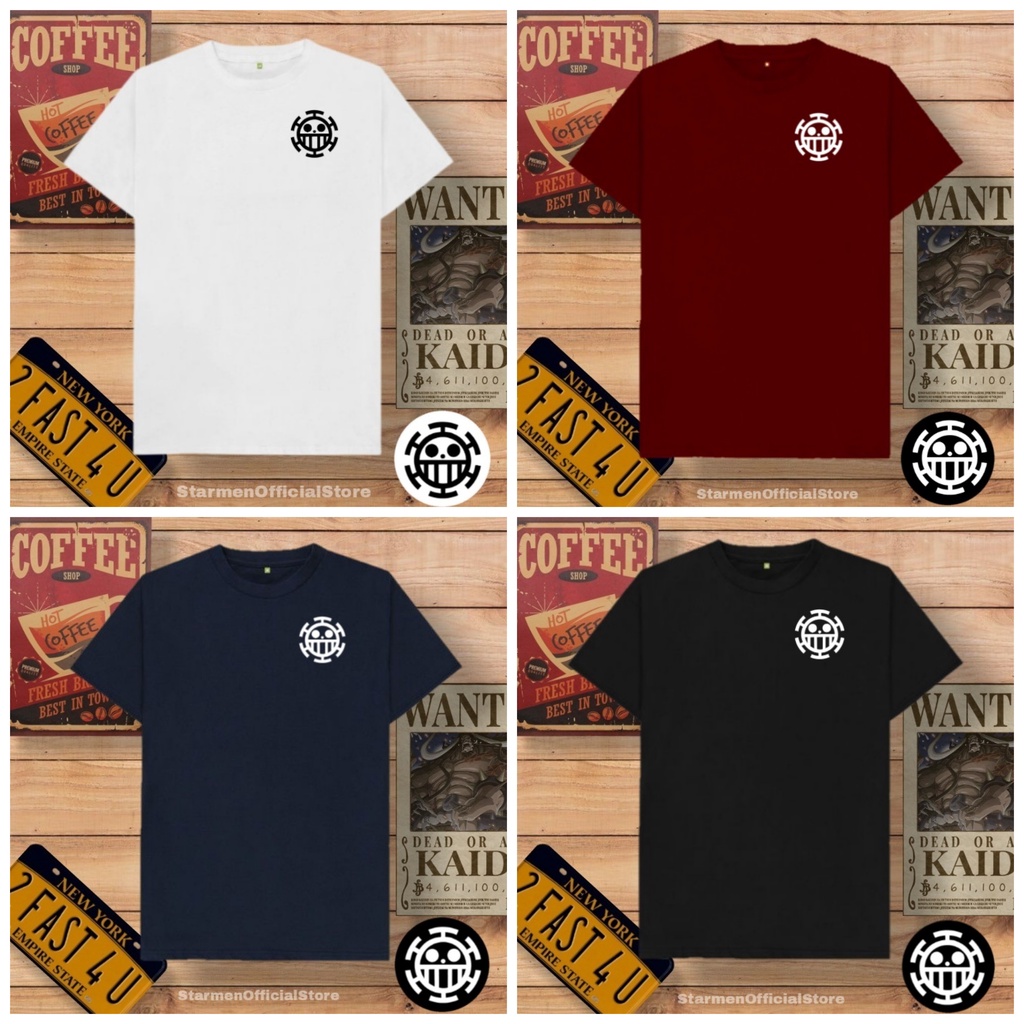 Kaos Distro Unisex TRAFALGAR Katun Combed 30s / sablon polyflex /polyflex premium / Pakaian Pria Wanita Atasan Cowok Cewek /kaos kekinian / kaos viral / tshirt tumbrl tee basic /SIZE M , L , XL , XXL / kaus oblong oversize kaos murah best seller ready