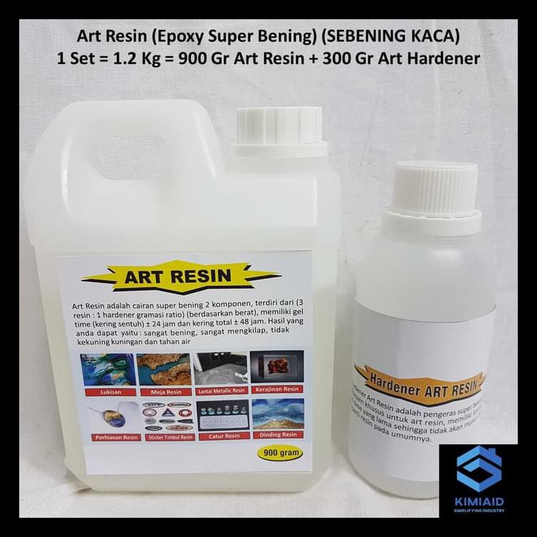 Art Resin  1 2Kg Epoxy Resin  Bening Lycal Resin  