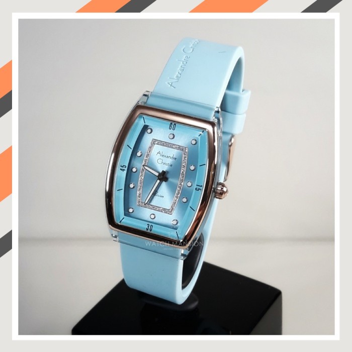 READY JAM WANITA AC 2847 AC2847 ALEXANDRE CHRISTIE 2864 ORIGINAL & ORIGINAL - Biru Muda PROMO
