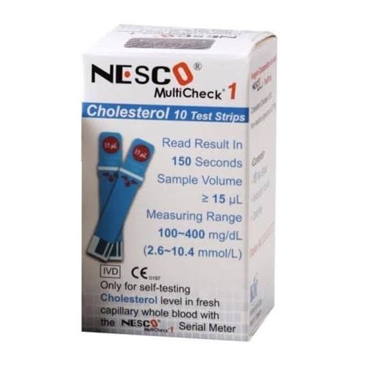 Strip Nesco Kolesterol / Stik Nesco Kolesterol Strip Kolesterol Nesco Termurah