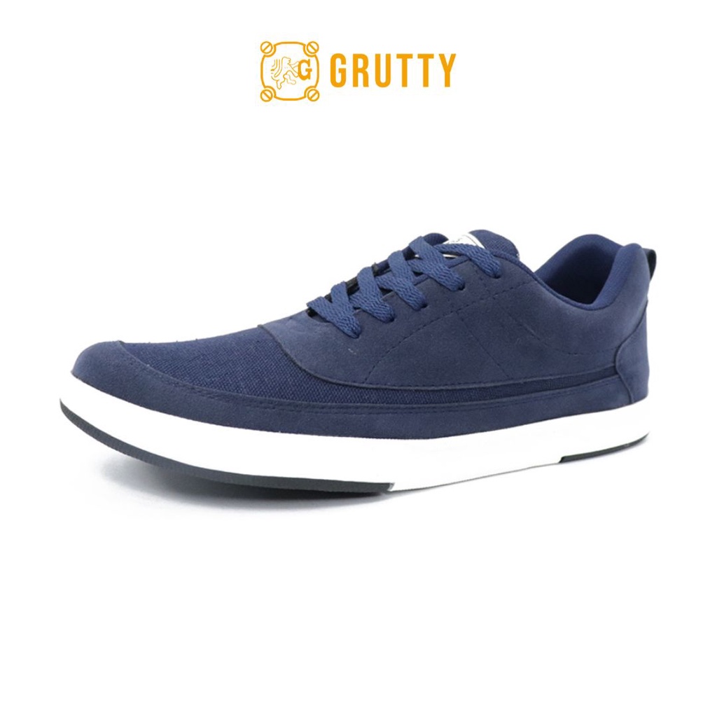 Grutty Sepatu Pria Sneakers Kasual Trendy Terbaru Original Grutty Nyaman Dipakai Model Tali