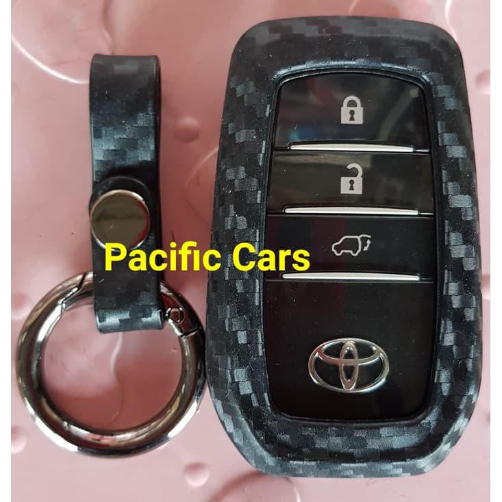 Sarung remote Toyata Fortuner Vrz Carbon Aksesoris Toyota Fortuner