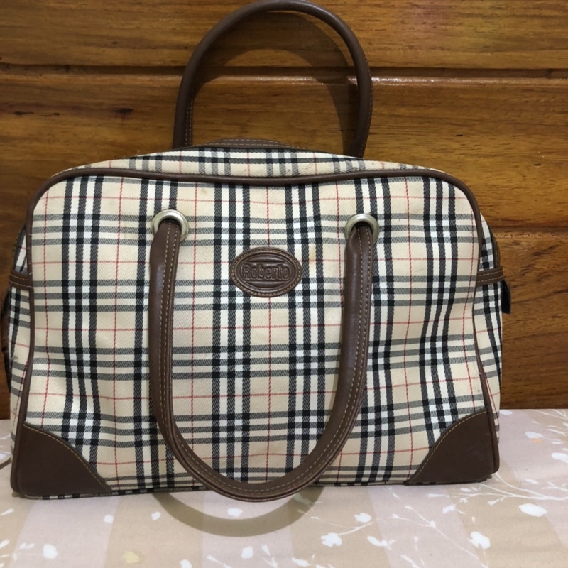 Tas tote ala burberry preloved