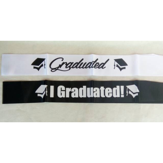 Sash / selempang graduation / wisuda / sarjana