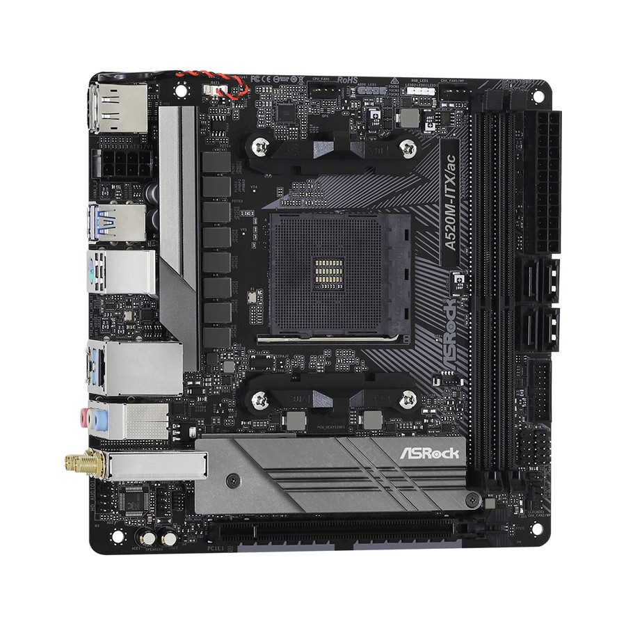 ASRock A520M-ITX/ac WIFI | Motherboard AMD AM4 A520 Mini-ITX