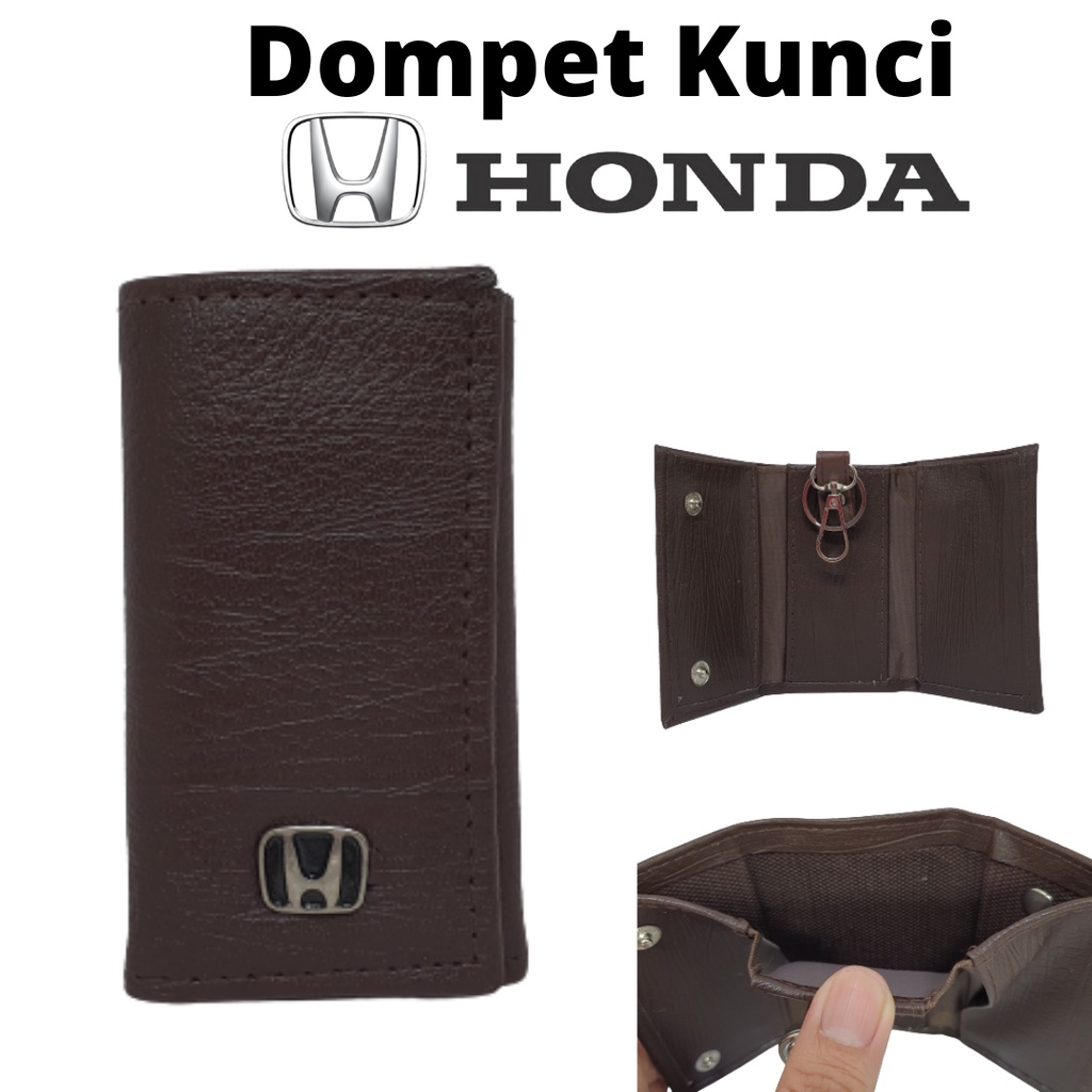 Dompet Gantungan Kunci Motor dan Mobil STNK Harga Murah Tipe Terbaru Keren Kekinian Unik Lucu Logo Honda Bahan Premium