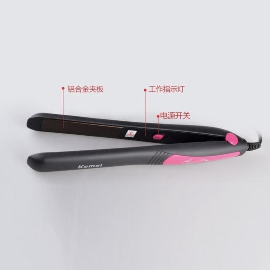 Catokan Kemei KM-328 Hair Styling Alat Profesional Pelurus , catok salon , Catokan rambut 2in1