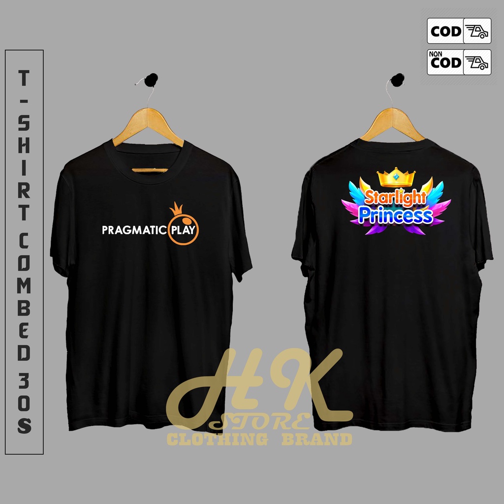 T-SHIRT KAOS PRAGMATIC PLAY STARLIGHT PRINCESS