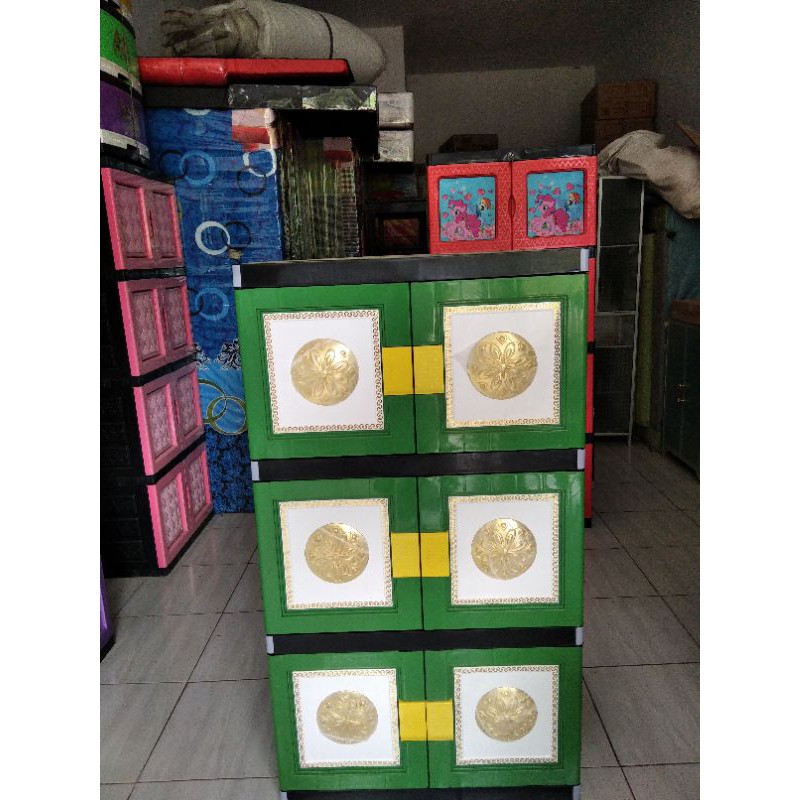 lemari plastik 3 susun