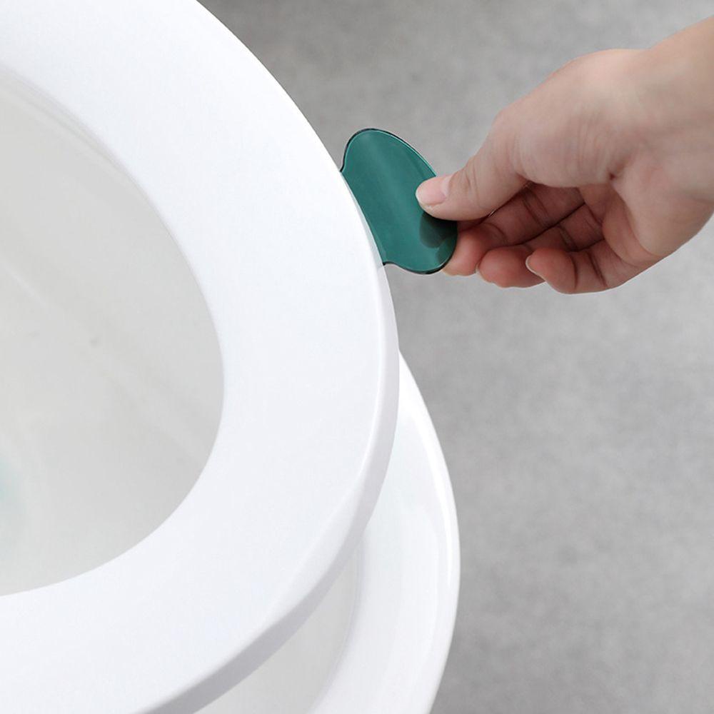 [Elegan] Toilet Seat Lifter Kamar Mandi Rumah Portable Travel Gagang Plastik Transparan