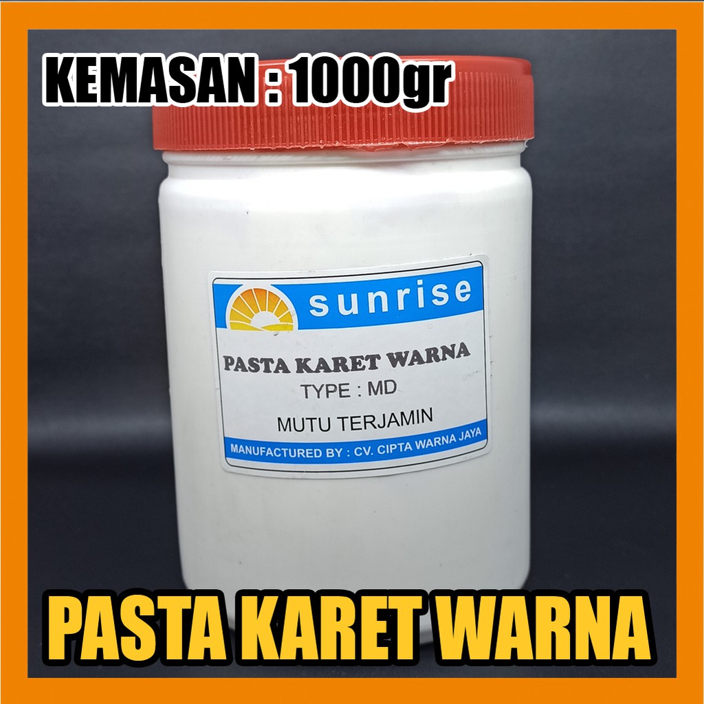 

Tinta Pasta Sablon Kaos Rubber Warna MD Sunrise 1000g