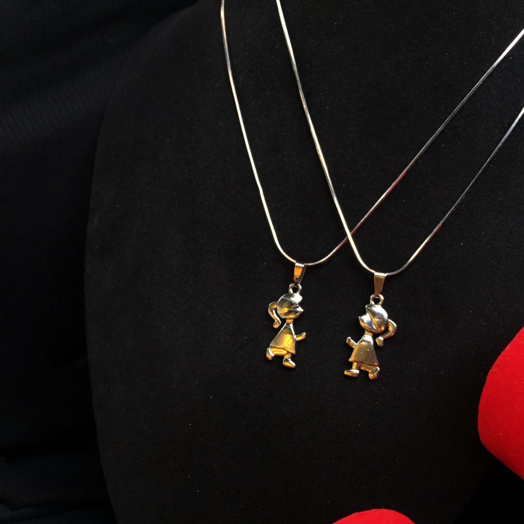 DISKON!!! Kalung Couple Pasangan Liontin Kalung Fashion Wanita // Kalung Titanium Couple // Liontin PasanganCouple