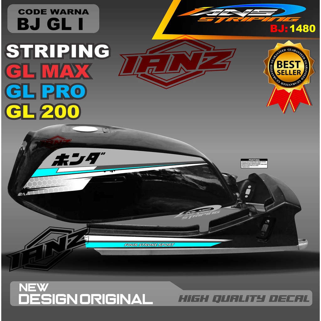 STRIPING GL MAX GL PRO CUSTOM STD BJ 1934