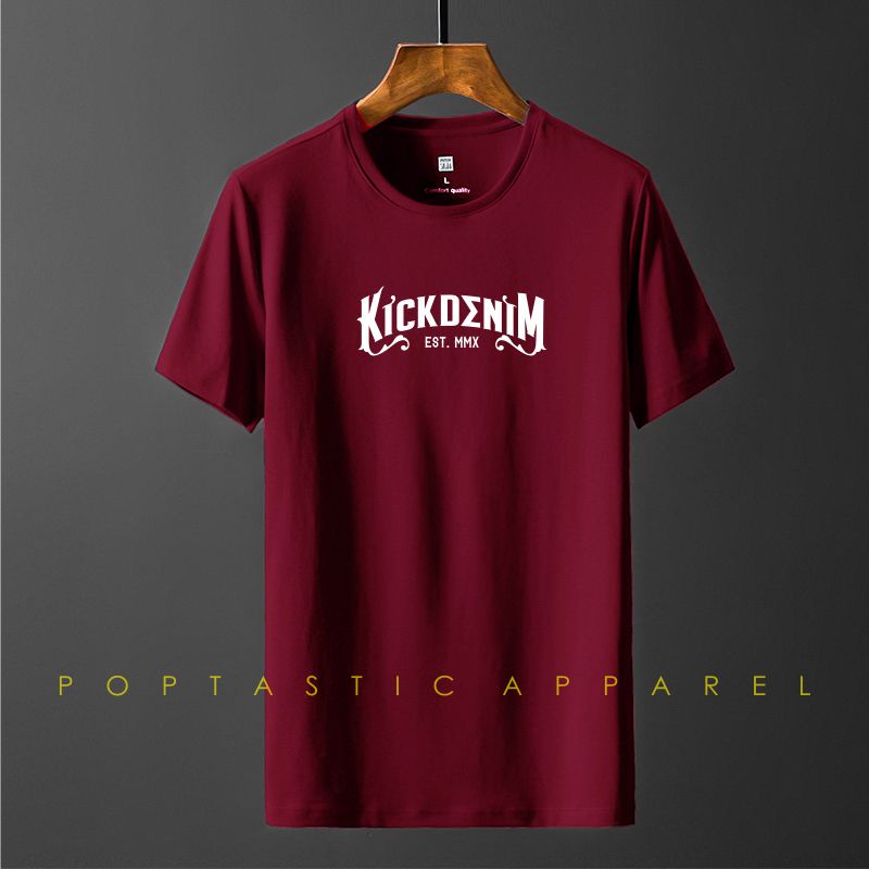 KICK DNM - Kaos Distro Pria Wanita Katun Combad 30S Premium/ LEMBUT / ADEM