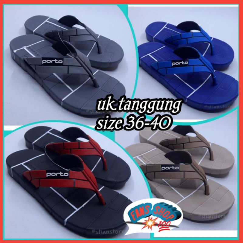 Sandal japit porto usia pra remaja model baru (1034)