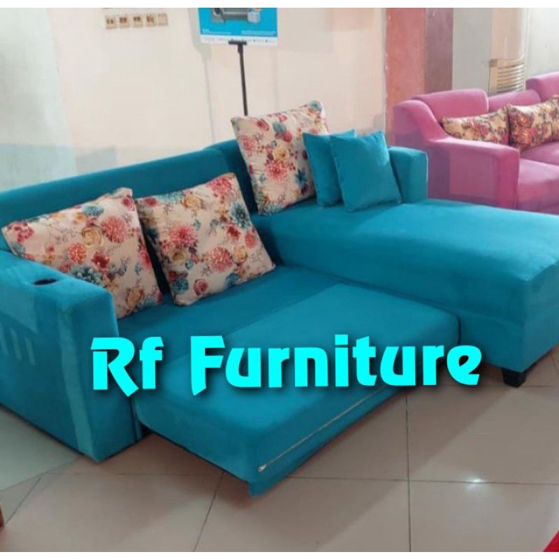 sofa l bed rekening