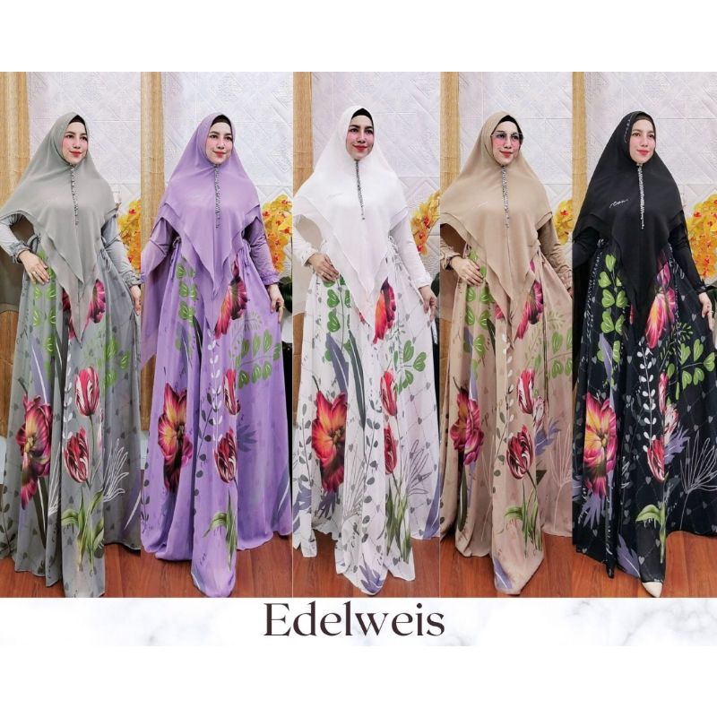 EDELWEIS SYARI PRINTING ORI BY CUP-IN DESIGN