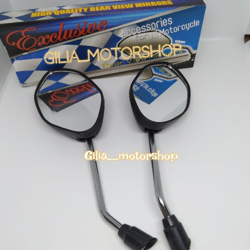 Spion Model Beat Standar Honda Spion Crome Honda.Supra Fit New X125 Blade Revo Absolute Tiger Verza