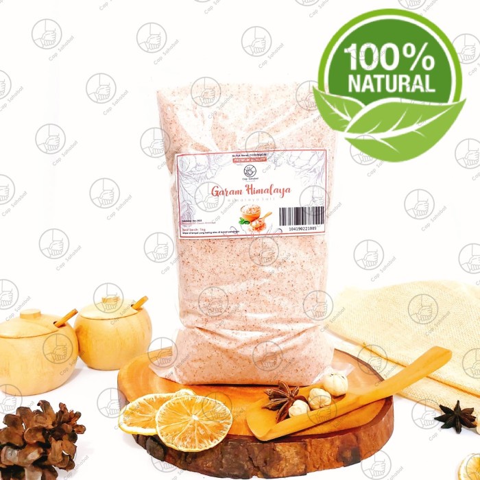 

COD 1Kg Garam Himalaya / Pink Himalaya Salt / Rempah / JSR 100% PREMIUM