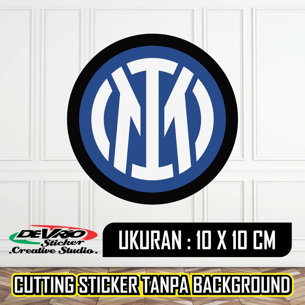 Stiker Inter Milan Intermilan (Cutting Sticker Custom Suka Suka) Motor, Mobil, Truk, Kaca, Helm, Ger