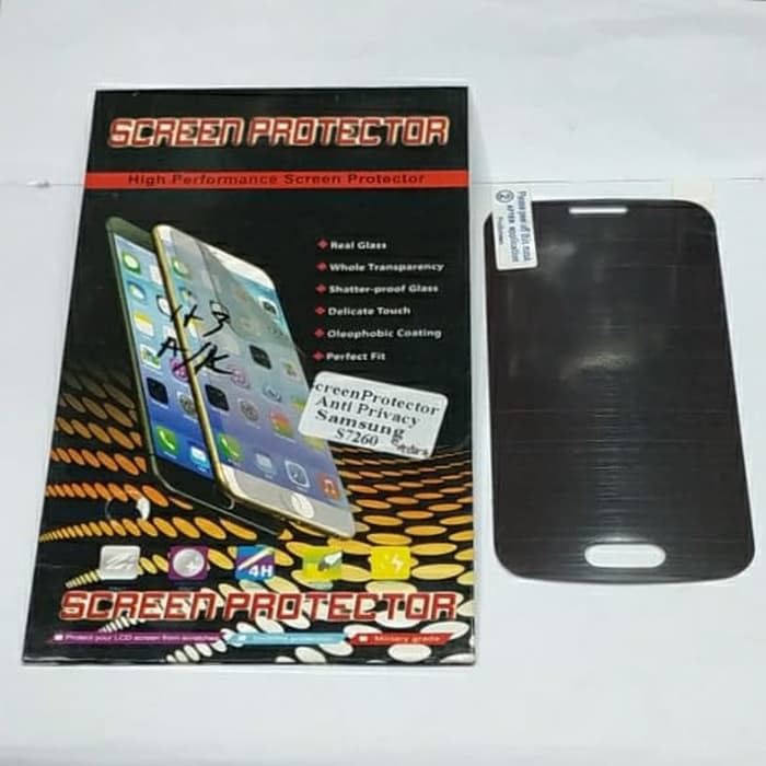 SAMSUNG S7260 / GALAXY STAR PRO Antigores hitam spy privacy bukan kaca