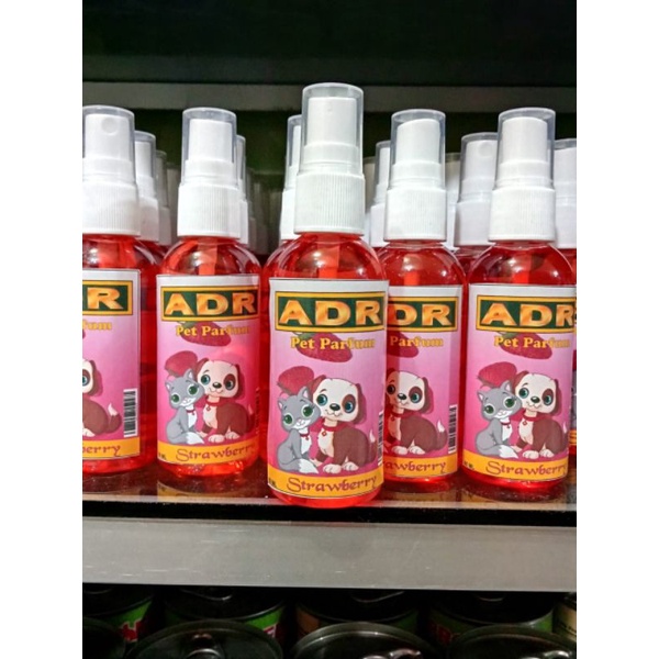 Parfum/minyak wangi kucing strawbery pewangi badan