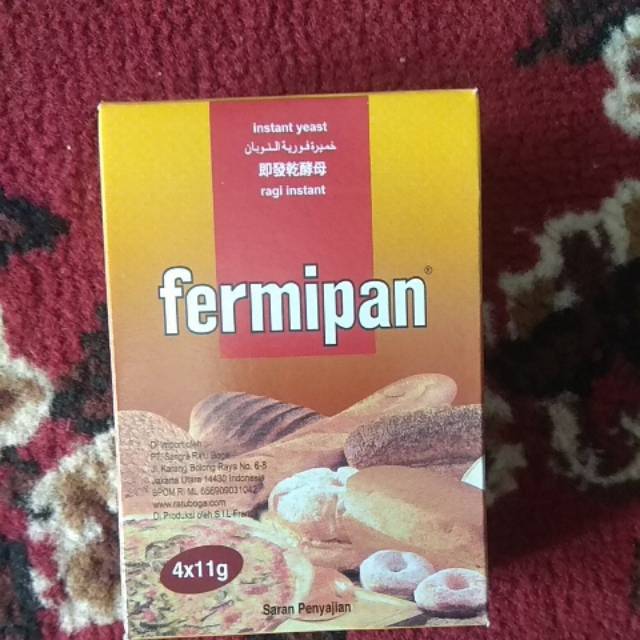 

Fermipan, ragi instant 4 x 11 gr