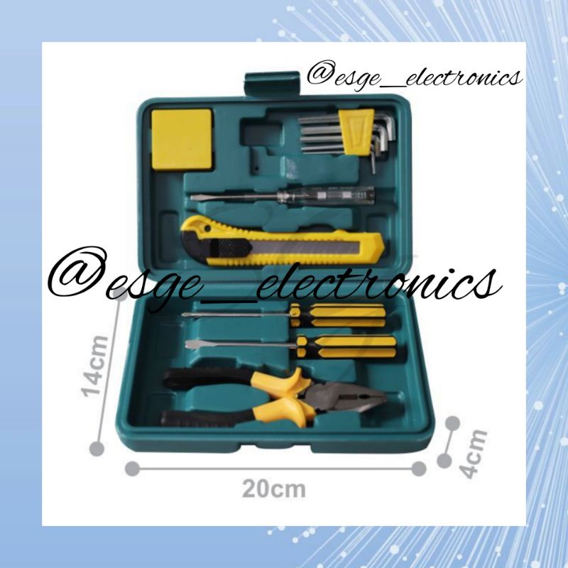 SET ALAT PERKAKAS 8 in 1 REPAIRING TOOLS 8 ALAT TUKANG ALAT PERKAKAS RUMAH TOOLS HOUSE ALAT TOOLS