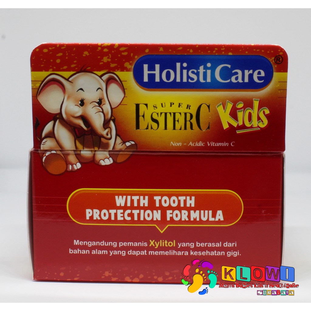 HOLISTICARE ESTER-C KIDS MULTIVITAMIN ANAK 30 TABLET