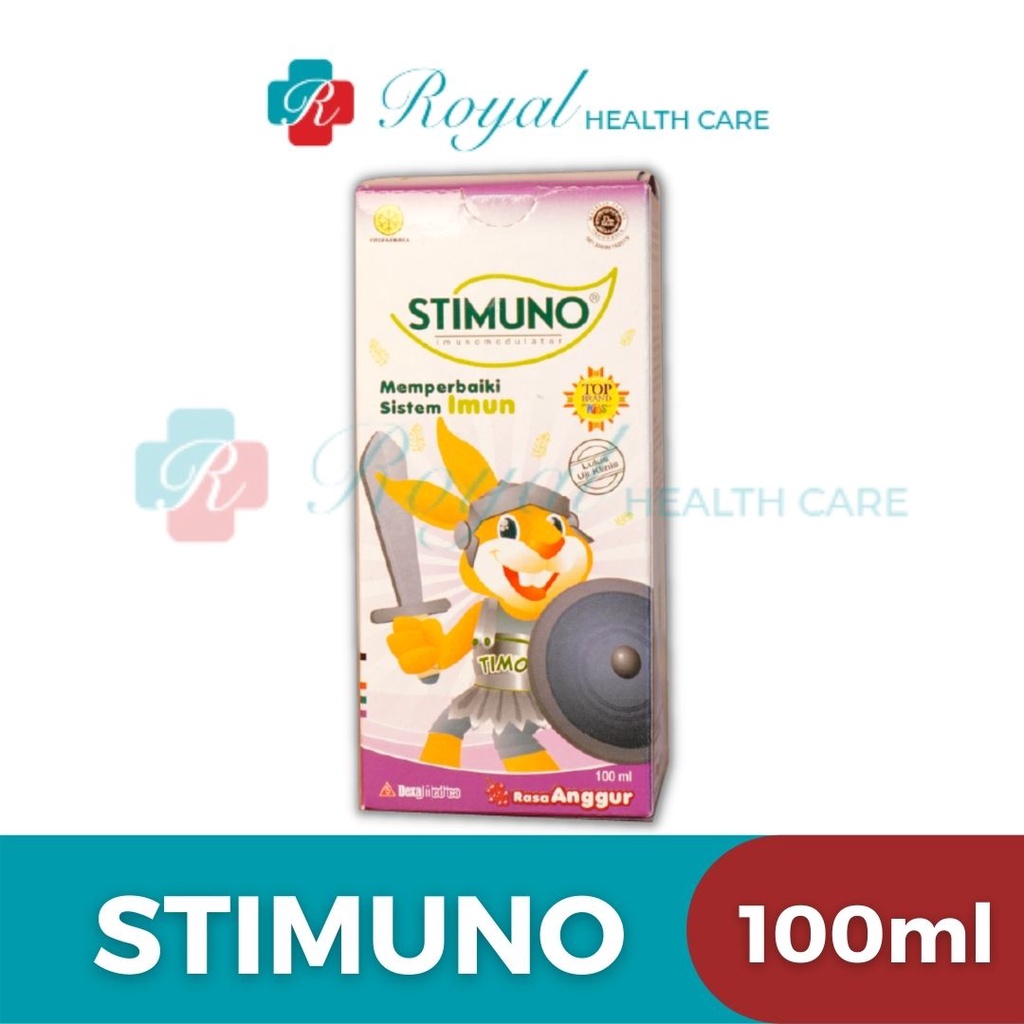 STIMUNO SIRUP RASA ANGGUR 100ml Untuk Meningkatkan Imun dan Antibodi