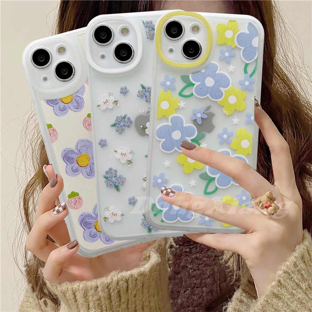 Soft Case TPU Motif Bunga Tulip 3D Untuk Samsung A13 A03 A02S A12 A22 A23 A32 A22 A52 A72 A10S A20S A30 A51 A71 A31 A50 A70