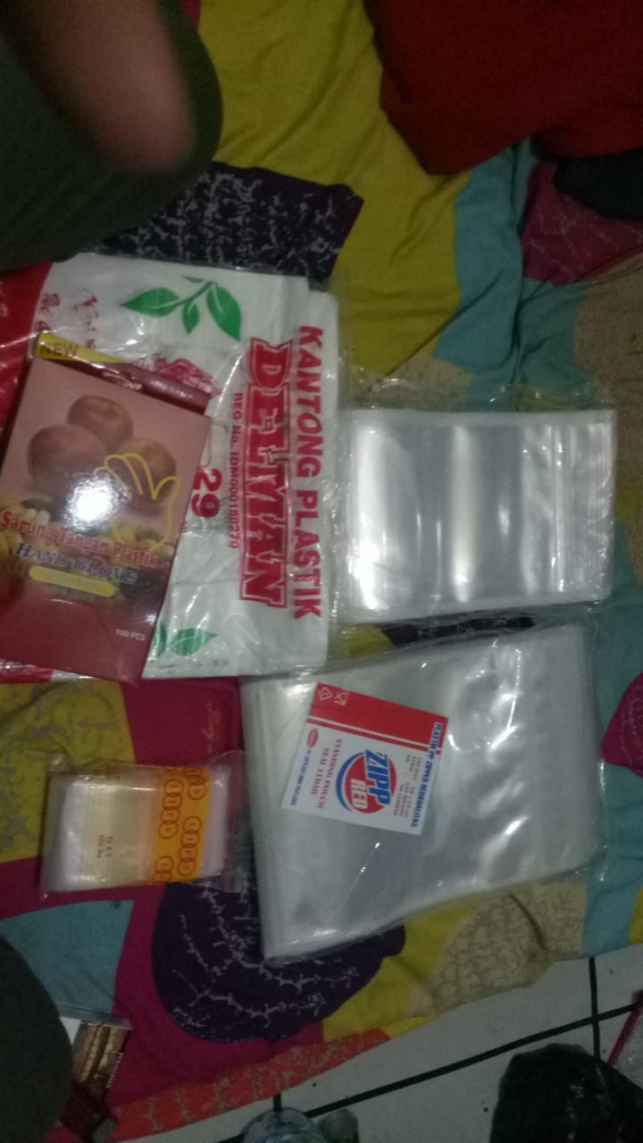 Standing Pouch Pp Klip + Zip 20x29 Isi 50 Pcs / Standing Pouch 20x29 Pp Klip Zipper Lock Isi 50pcs