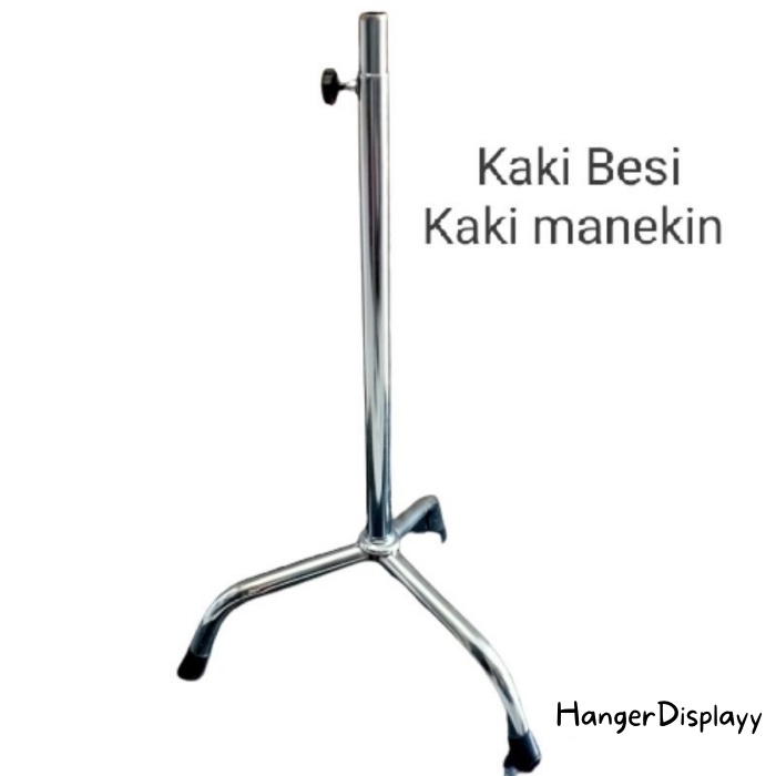 Kaki Besi Manekin / Kaki Patung Setengah Badan / Kaki Besi Manekin Tiang Penyangga Patung