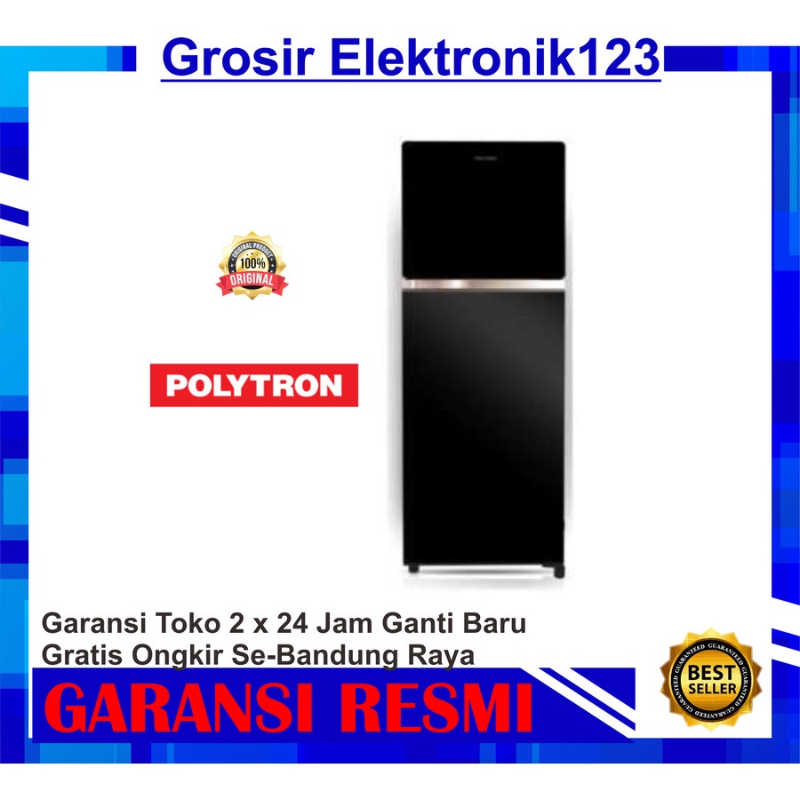 KULKAS POLYTRON PRW 25 MNX LEMARI ES 2 PINTU PRW 25 MNX