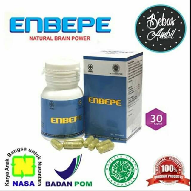 ENBEPE Obat Herbal Penambah Kecerdasan Otak Anak NASA Original