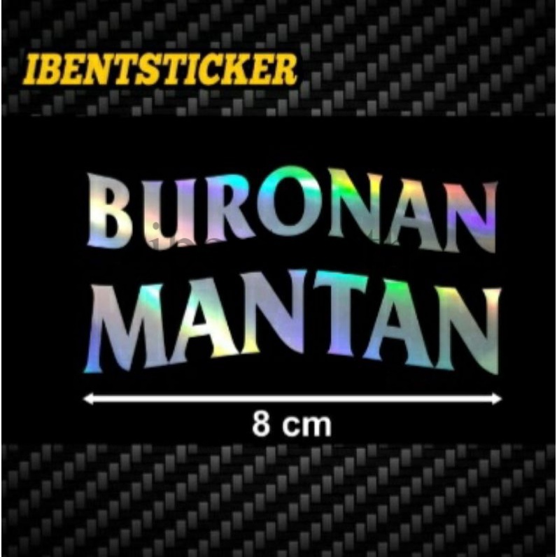 

STICKER CUTTING HOLOGRAM BURONAN MANTAN