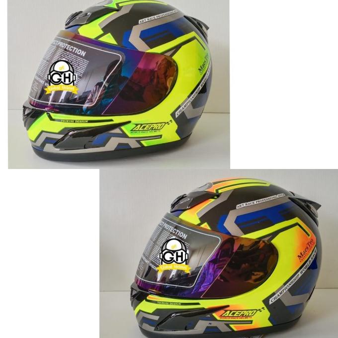 New Helm Jpn Tanduk Jpn Full Face Helm Full Face Murah Helm Jpn Murah Sni