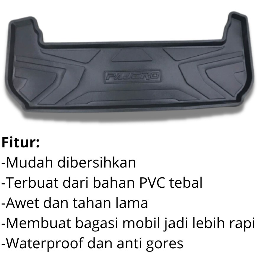 Karpet Bagasi Trunk Tray Mitsubishi Pajero 2016 Up Karpet Cargo Pajero