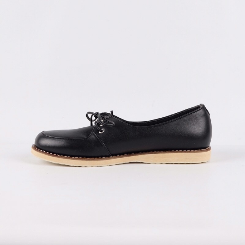 Image of [SIAP KIRIM] BRShoes30 Hitam Sepatu Kerja Casual Flat Wanita #6
