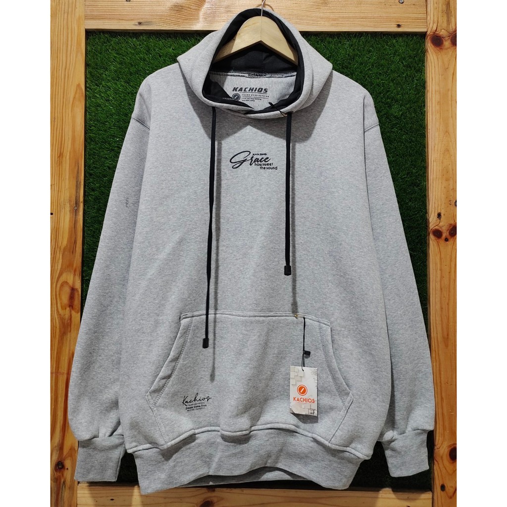 Jaket Hoodie Pria Cod Aesthetic Original Kachios Brand Distro Kota Bandung Terbaru Terpopuler Dan Terlaris Oversize Unisex Sweater Hoodie Pria Katun Casual Distro Masa Kini Hudie Pria Wanita Hodie Casual Warna Hijau Dove List Make Today Amazing Masa Kini-Abu Grace