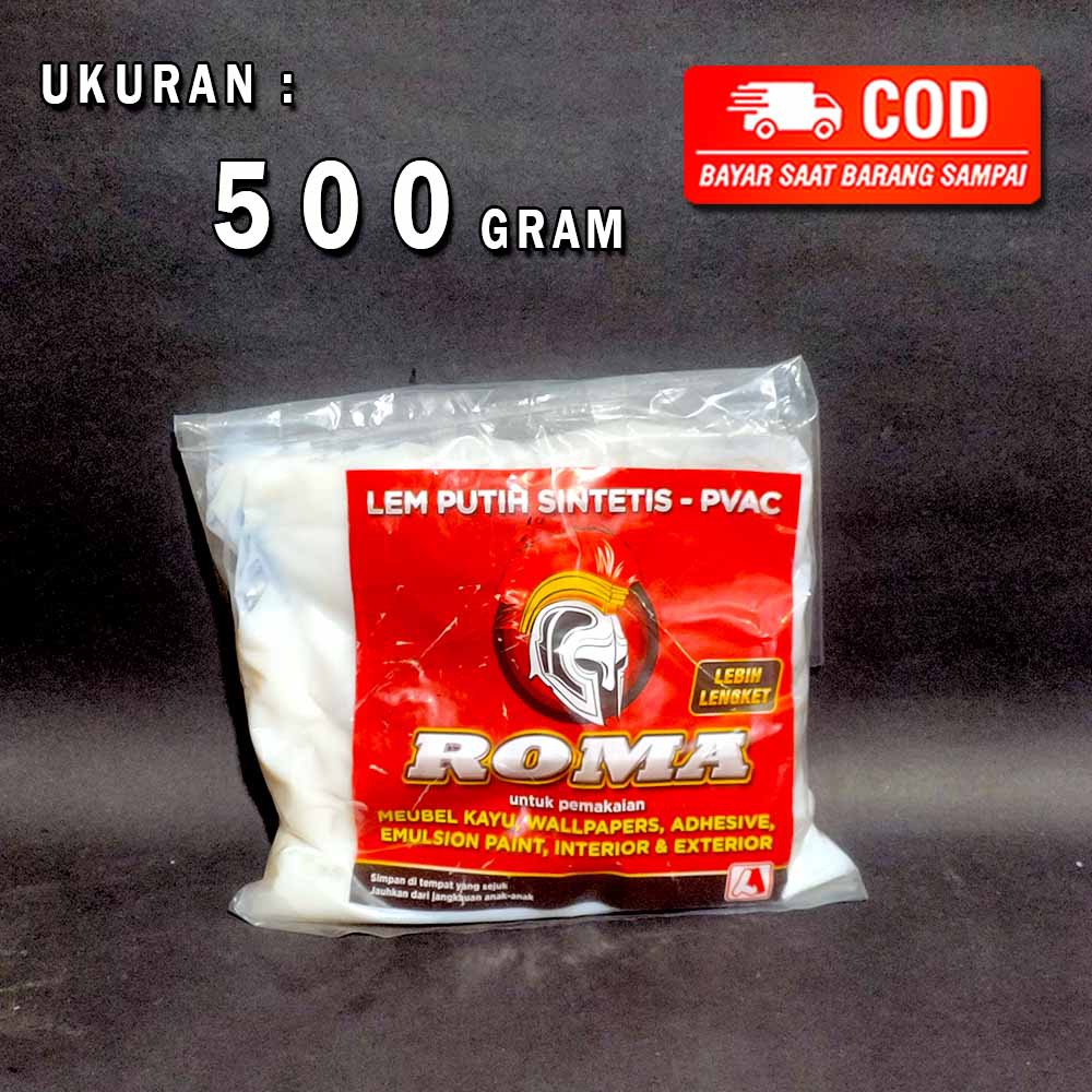 LEM PUTIH / LEM SLIME 500 GRAM BUNGKUS MERAH KUALITAS FOX